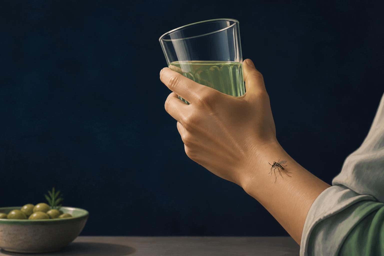 술 마시면 모기 더 많이 물린다 — 차이가 이 만큼이나? 관련 이미지